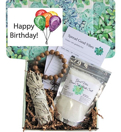 Happy Birthday Good Vibes Holistic Gift Box